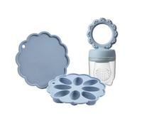 Generic Choral Music Education Pacifier Silicone Breastmilk Baby Food Freezer Tray with Infant Friendly Self Feeding Features for Secure Baby Food Storage Containers Frightening (Sky Blue, One Size)