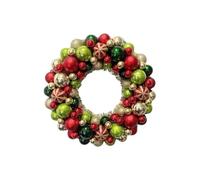 Generic Christmas Wreath Front Door Frozen Winter Silver White Wreath Pine Cone Berry Xmas Reef Stairs Garland Christmas Window Decorations