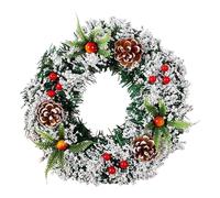 Generic Christmas Wreath Front Door Frozen Winter Silver White Wreath Pine Cone Berry Xmas Reef Winter Wreaths Front Door Uk Christmas Decorations Tree