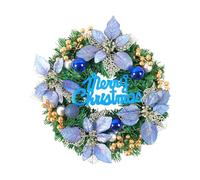 Generic Christmas WreathArtificial Christmas OrnamentArtificial Pine Garland Xmas Decorations Front Door Hanging Baskets Outside Tree Ornaments