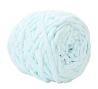 Generic Chunky Yarn, Single Thick Terylene Ice Strip Soft Plush Knitting Yarn Chunky for Hand Knitting Blanket for Cushions, Pet Bed,Home Decor (#7)