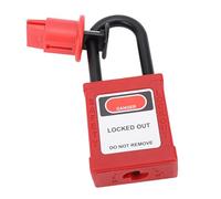 Generic Circuit Breaker Safety Padlock Nylon Stainless Steel Key Retention Lockout Industrial Equipment for Energy and Coal Mining