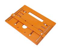 Generic Circular Saw Base Plate Strong Engineering Plastics Punching Design for Woodworking Cutting Power Tool Accessories for 4in Motors, Universal Fit