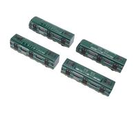 Generic City Rail Model Set 4pcs Miniature Alloy Vehicles Green High Speed Metro for Kids Adults Collectors