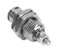 Generic CJPB Single Action Pneumatic Needle Bore Pin Cylinder Compact Bolt Cylinder for Industrial Positioning Use with Multiple Stroke Options 5mm-15mm (CJPB10*15)