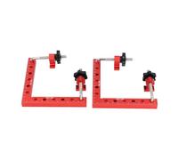 Generic Clamping Squares with Sturdy and Accurate Design for Woodworking Projects 2 Set 160mm Aluminum Alloy L Shape Corner Clamp