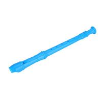 Generic Clarinet Flute for Children Kids Beginner ABS Material with Cleaning Rod Instruction for Music Course in Kindergarten Primary School Green Yellow Blue Pink White Dark Green 12.6x1.2in (Blue)