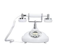 Generic Classic Desk Phone Retro Style Landline Telephone with Large Keypad for Home Use Durable ABS
