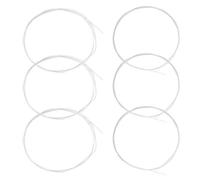 Generic Classical Guitar Strings Durable Replacement Parts Create Beautiful Sounds for Guitar for Musicians Nylon Copper White Silver Set of 1 String Set