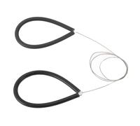 Generic Clay Cutting Wire, Steel Wire Clay Cutter Practical Cut Efficient Sturdy for Pottery (Black)