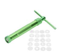 Generic Clay Squeezer Tool for Pottery and Sculpture Craft, Durable Stainless Steel Extruder with 20 Molds, Ideal for DIY Art Projects