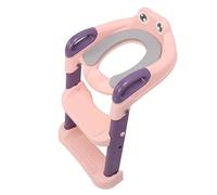 Generic Cleanliness Learning Scale, Children's Safety File, Cleanliness Learning Chair, Foldable Chair for Boys and Girls for The House (Pink)