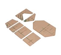 Generic Clear Card Package Acrylic Template Accurate Cutting Distance for Exquisite Wallet Making for Family and Friends