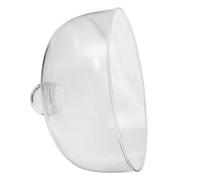 Generic Clear Glass Microwave Splatter Cover Lid Antisplash Plate Protector for Heating and Serving Food High-Temperature Resistant Microwave Food Cover for Plates and Bowls