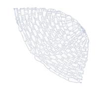 Generic Clear Rubber Replacement Fishing Landing Net Lightweight 100CM/39.37inch Ideal for Safe Fish Handling (Large size 120CM)