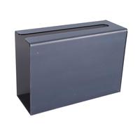 Generic Clear Tissue Box, Sturdy and Practical Acrylic Wall Mounted Clear Tissue Box, Space Saving for the Kitchen (L)