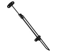 Generic Closet Pull out Rod 30cm Retractable Wardrobe Rod Black Solid Metal Extendable Hanging Rail for Small Clothes Storage in Home Closets
