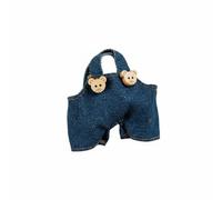 Generic Clothing Collection Accessory Pack Dress Up Overalls Raincoat Hat Cloth Material Stylish Finish Mix and Match Pieces For 14cm BJD Dolls Stuffed Toys , Bear Overalls