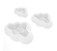 Generic Clouds Mold Set Flexible Silicone Molds for Handmade Soaps and Chocolates, Easy to Clean for Craft Lovers