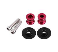 Generic CNC Durable Motorcycle Rear Stand Spool Sliders Fit for Honda Fit for Yamaha for Kawasaki for Suzuki for Ducati 2PCS 6/8/10mm for Garage Workshop (6mm red)