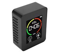 Generic CO2 Meter, Real Time Testing Air Monitor USB Charging Auto Alarm High Accuracy 400-5000ppm Easy Reading for Hotel