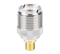 Generic Coax Connector, Coaxial Adapter Flat Coaxial Cable with 50 Ohms Impedance 1000 Times Life Expectancy 1PCS Antenna Connector Adapter for GP328 / GP300 / GP88 / GP340