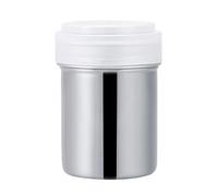 Generic Cocoa Powder Shaker Stainless Steel Powder Shaker Pot Cocoa Sugar Coffee (304 Small concave net)