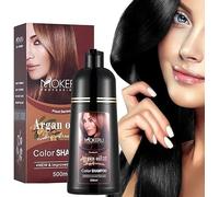 Generic Coconut Oil/Argan Oil Essence Hair Color Shampoo, 3in1 (Light Brown), 500ml