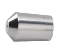 Generic Coffee Machine Nozzle Stainless Steel Replacement Steam Wand Tip for Rancilio, Durable and Easy to Clean, Suitable for Cafes and Homes (Single Hole)