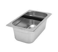 Generic Coffee Pucks Container Elegant and Compact Easy Cleaning for Home Kitchen Office Use Stainless Steel 26.6x16x10cm