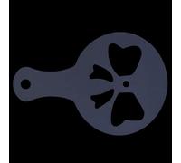 Generic Coffee Stencils Durable 16Pcs Plastic Template Cappuccino Chocolate Latte Mold for Coffee Lover Material: Plastic White 3.35 X 5.2 Inch Home or Cafe