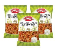Generic Cofresh Chilli & Lemon Bombay Mix 325g - 3 Pack | Savoury Indian Snack, Suitable For Vegetarians.