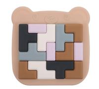 Generic Cognitive Brain Puzzle for Seniors Silicone Rounded Tiles Memory Training Game for Elderly People, for Sensory Activities and Brain Exercises