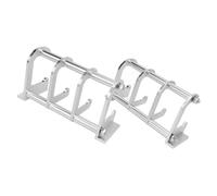 Generic Coil Relocation Brackets Durable Aluminum Kit for LS Swap Vehicles, Remote Mount Engine Coils, Perfect for Trucks, 2 Units (Silver)