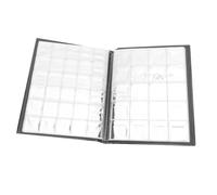 Generic Coin Collection Holder 250 Pocket Coin Album with Wear-Resistant Material for Collectors Black Brown Red 10 Pages (Brown)
