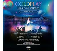 Generic Coldplay Tour Poster 2025 - Music of the Spheres - A1, A2, A3, A4 - Art Print