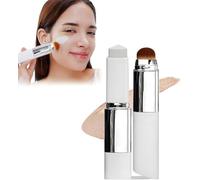 Generic Color Changing Foundation Stick, Cover Cream Stick V White Foundation Stick, Full To Medium Coverage Base Makeup, With Brush Head,Suitable for All Skin Types (ivory white)