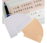 Generic Colored Paper Card for Artistic Creations, 6.3" X 2.36" Vegetable Parchment Rubber Stamp Copy Paper, Pack of 100 Pieces for Drawing and Sketching