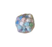 Generic Colorful Cube Bead Squishy Stress Ball Squishy Stress Toys Soft Squeeze Fidget Toy for Adults and Kids Desk Decor 01-Yellow One Size