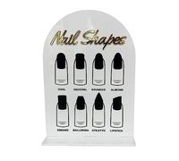Generic Colorful Nail Display Stand, Acrylic False Nail Holder, DIY Nail Art Display Stand, Manicure Display Stand, Nail Art Tool Holder, Style A