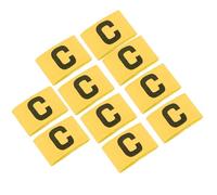 Generic Colorful Soccer Ball Brassard, Elastic C Word Armband for Group Sports, Suitable for Running, Camping, and Other Ball Sports Enthusiasts (Yellow)