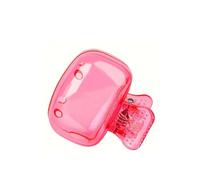 Generic Colorful Toothbrush Head Covers, Portable & Durable Brush Pod Cases with Protective Caps, Portable Plastic Clip for Household Travel, Bathroom, School, Camping, Business, 4.5*2.7cm, Pink