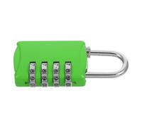 Generic Combination Padlock Sturdy and Unique Design Waterproof Lightweight Zinc Alloy Small 4-Digit Code Lock in Light Green for Gym Lockers and Travel for Secure Luggage and Cabinets