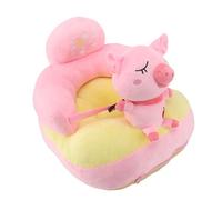 Generic Comfortable Adjustable Baby Floor Sofa Function Anti Fall Baby Sitting Support (Roseate Pig)