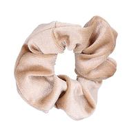 Generic Comfortable Hair Scrunchies Hair Bands with Elastic Rubber Bands Suitable As Gifts for Ladies Cream-Coloured