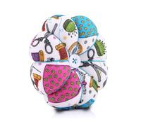 Generic Comfortable Pumpkin Pin Cushions, Pin Cushion, Long Service Life Wrist Wearable Grandmother for Mother Daughter Young Girls (Cloth)