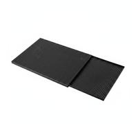 Generic Commercial Pan Perforated Oven Sheet Anodized Aluminum Tray Nonstick Anti Bulge Flat Tool for Pastries Suitable for Kitchen, 35x25cm, Hard Anodized