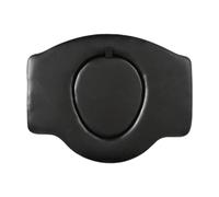 Generic Commode Seat Cushion Soft Ergonomic Padded Chair Pad Thickened Waterproof PU Leather Comfortable Easy Clean Portable Suitable for Elderly HOM, Stainless Steel