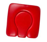 Generic Commode Seat Cushion Sponge Padded Seat Pad Cover Toilet Cushion for Bedside Commodes Chair, red