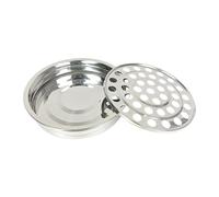 Generic Communion Tray Stainless Steel Cup Holder Carrying Plate Stackable Serving Bowl for Religious Events Wedding Ceremonies Festivities, 40 Hole